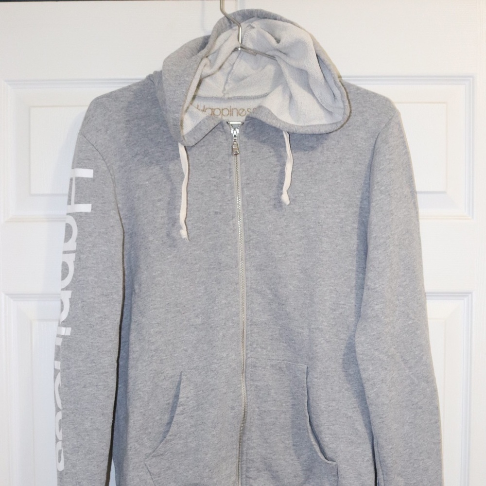 Felpa Zip Donna - Happiness Strass - Picture 7 of 8